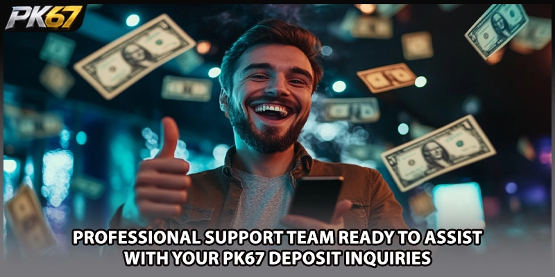 Professional support team ready to assist with your PK67 Deposit inquiries