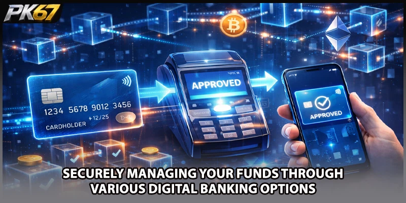 Securely managing your funds through various digital banking options